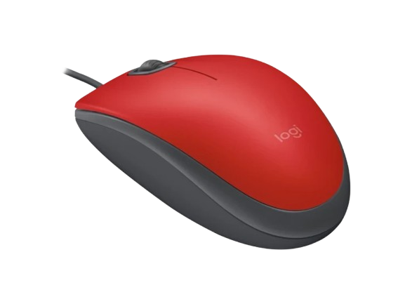 MOUSE M110 LOGITECH ROJO - 2