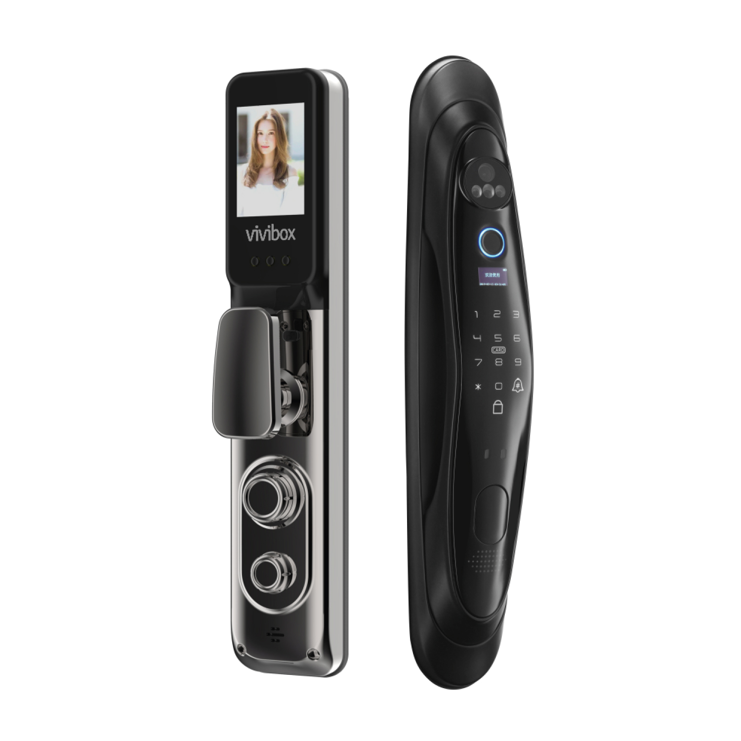 SEGURIDAD INTELIGENTE VIVI BOX CERRADURA DE PUERTA INTELIGENTE CON CÁMARA PRO - 1