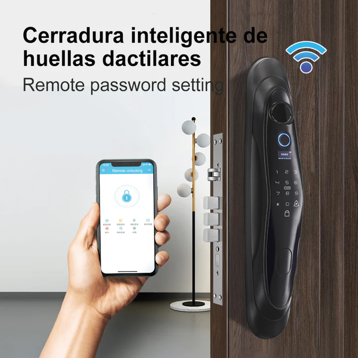 SEGURIDAD INTELIGENTE VIVI BOX CERRADURA DE PUERTA INTELIGENTE CON CÁMARA PRO - 2