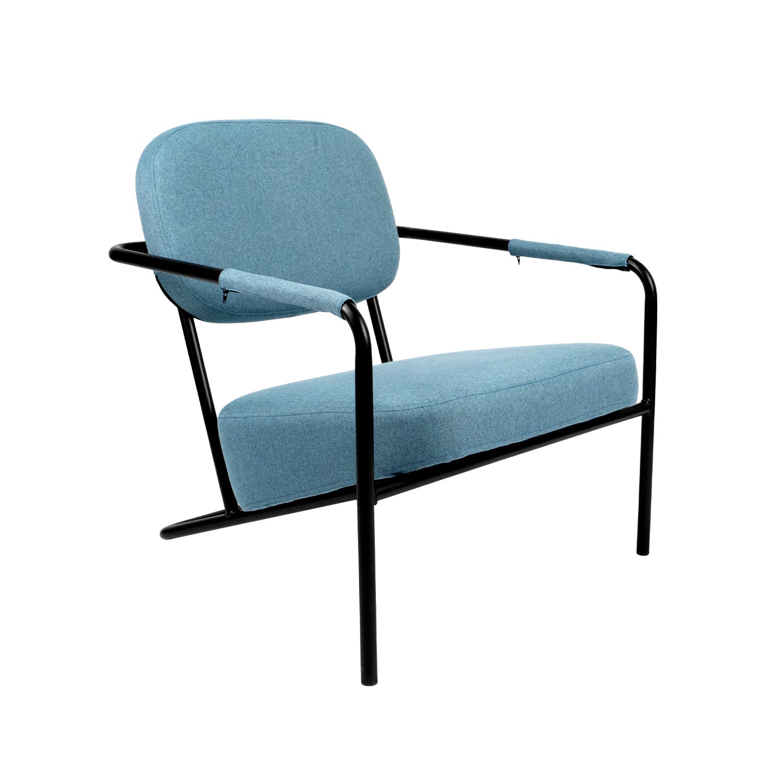 SILLA MODERNA DE DESCANSO NIRVANA XION - TAPIZ DE TELA, DISEÑO COMPACTO, 1 CUERPO - 5
