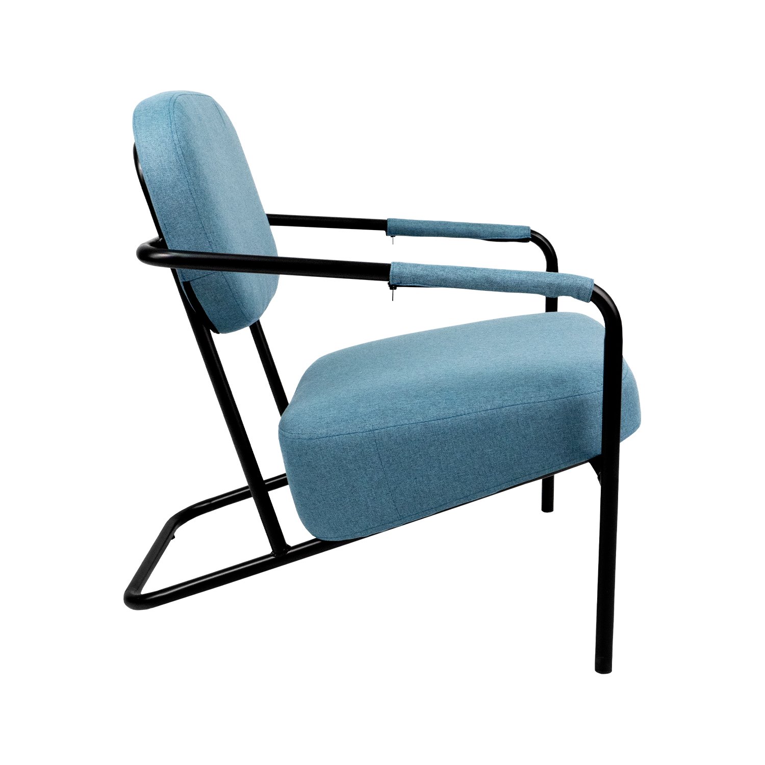 SILLA MODERNA DE DESCANSO NIRVANA XION - TAPIZ DE TELA, DISEÑO COMPACTO, 1 CUERPO - 6