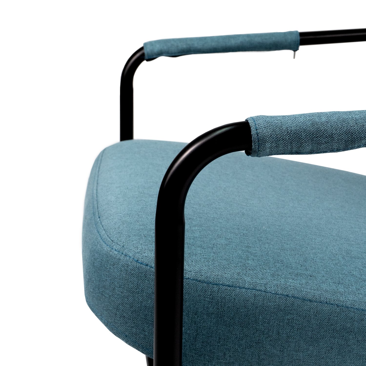 SILLA MODERNA DE DESCANSO NIRVANA XION - TAPIZ DE TELA, DISEÑO COMPACTO, 1 CUERPO - 7