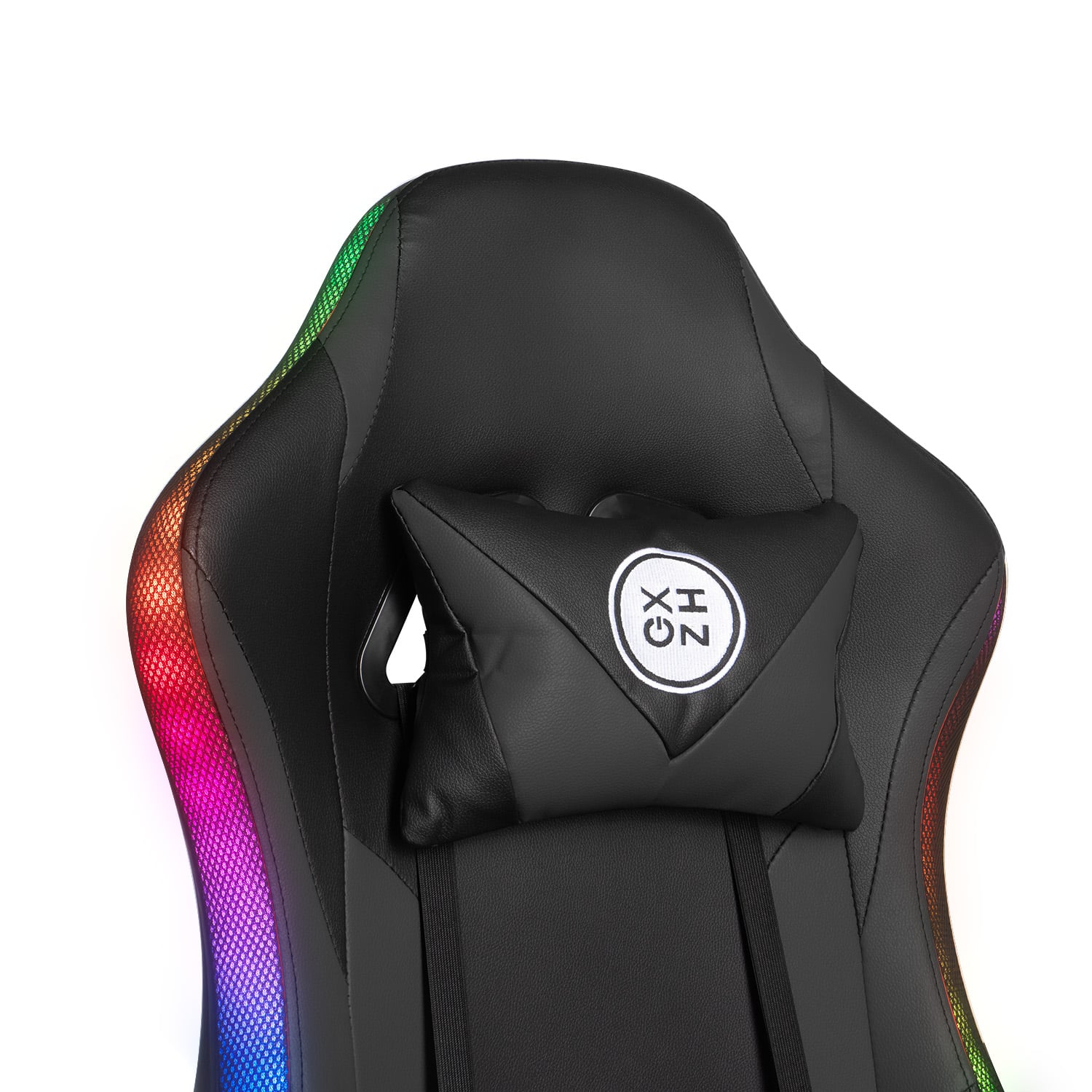 SILLA GAMER RAVEN XION CON LUCES RGB, CONTROL, MASAJEADOR LUMBAR, POSAPIÉS, MÁX 120KG, RECLINACIÓN 135° NEGRO - 5