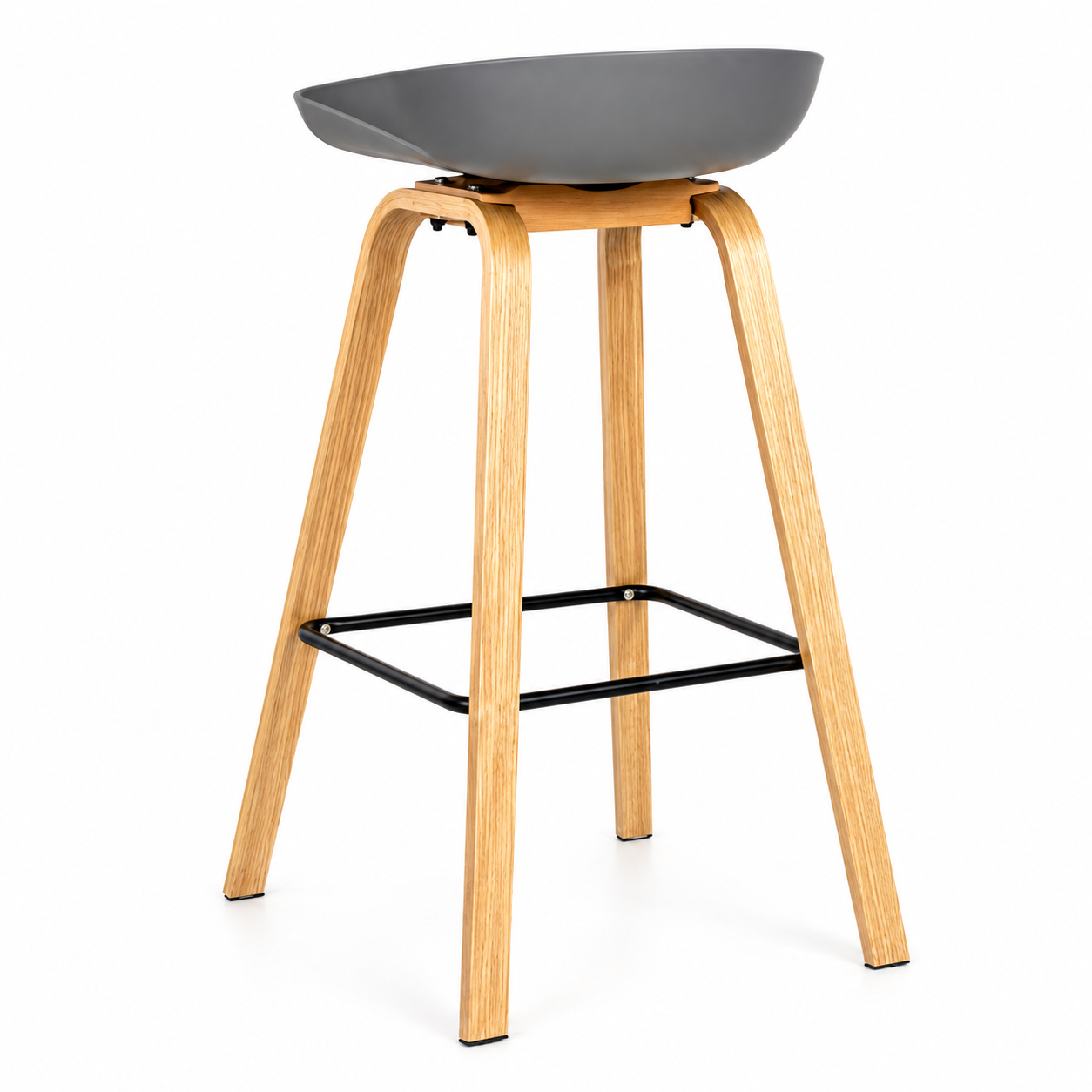 BANCO PARA BAR MISURI GRIS 65 CM. MOBELART - 4