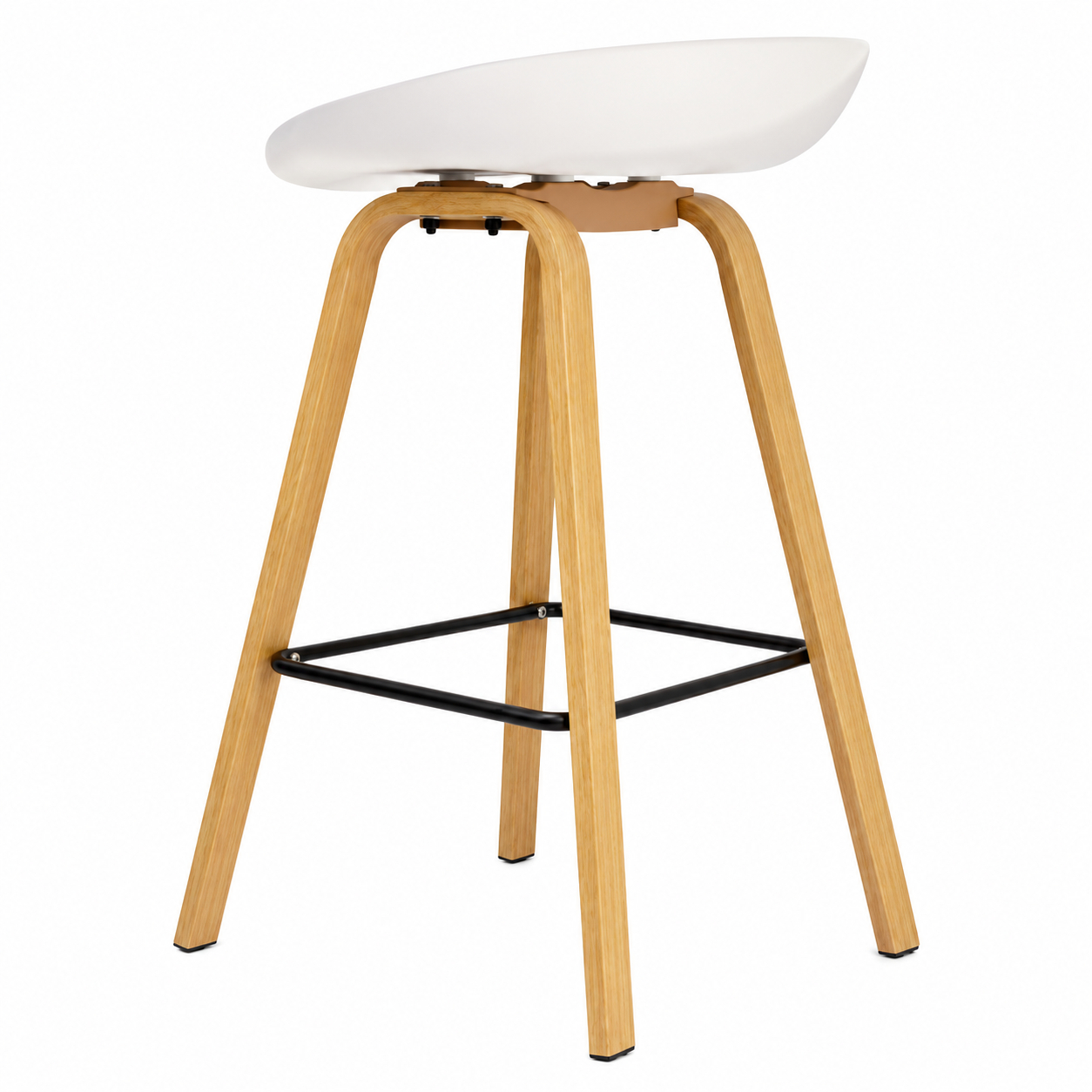 SILLA BAR MOBEL ART PERU BARRA MISURI BANCO MOBELART ACERO BLANCO - 4