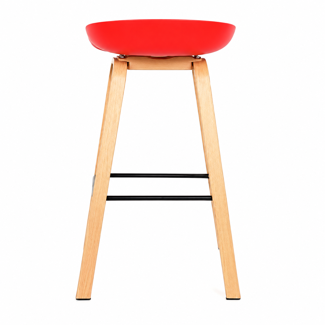 SILLA BAR MOBEL ART PERU BARRA MISURI BANCO FIJO MOBELART ROJO - 3