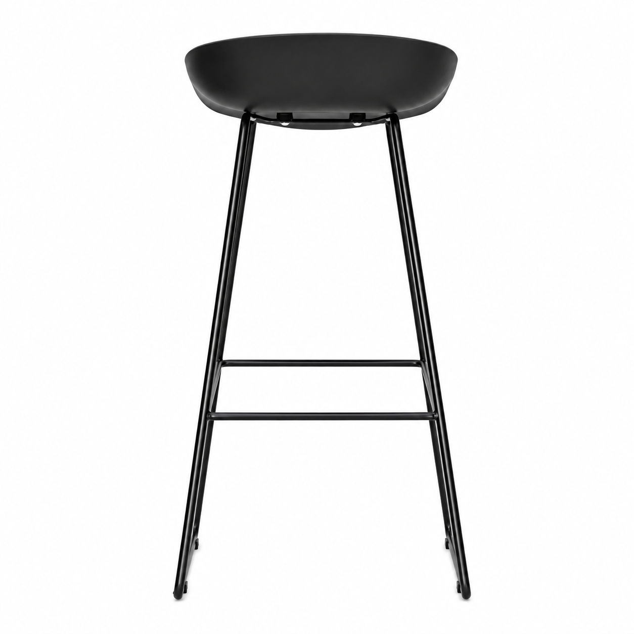 BANCO PARA BAR MISURI TRINEO NEGRO 75cm. MOBELART - 3
