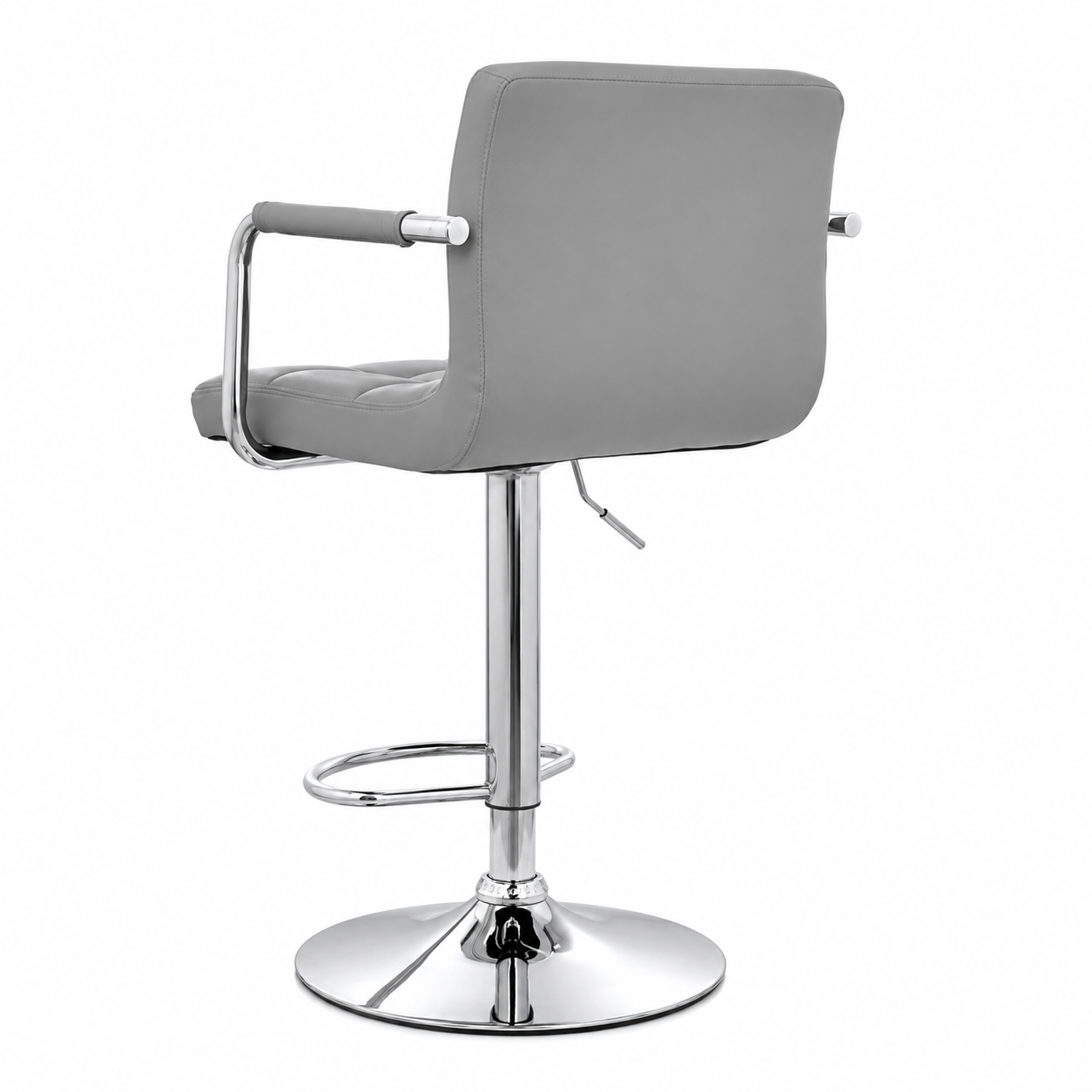 SILLA BAR MOBEL ART PERU BARRA NILL BANCO BRAZOS GIRATORIA MOBELART ACERO GRIS - 4