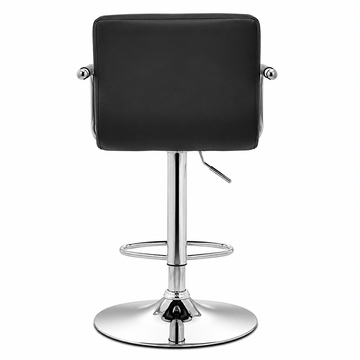 SILLA BAR MOBEL ART PERU NILL CON BRAZOS BANCO GIRATORIA MOBELART ACERO NEGRO - 5