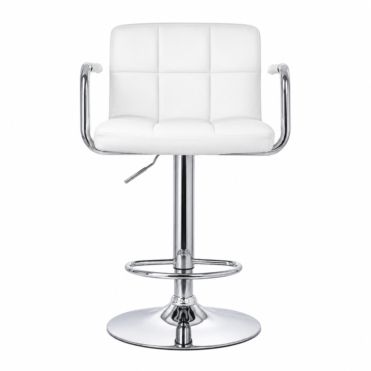 SILLA BAR MOBEL ART PERU NILL CON BRAZOS BANCO GIRATORIA MOBELART BLANCO - 3
