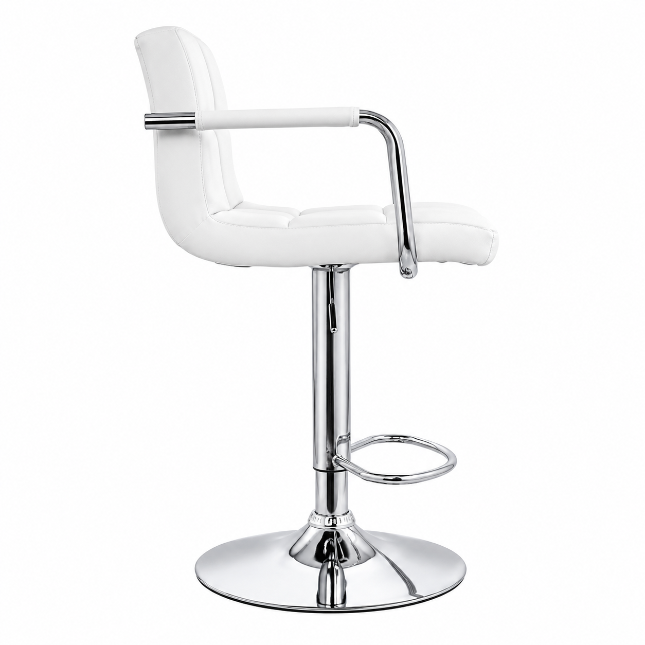 SILLA BAR MOBEL ART PERU NILL CON BRAZOS BANCO GIRATORIA MOBELART BLANCO - 4