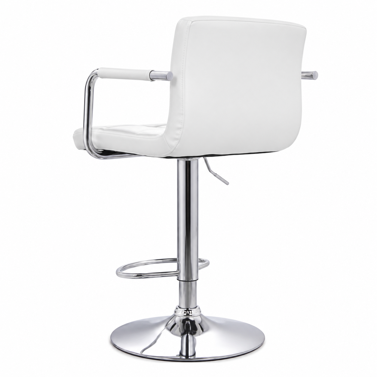 SILLA BAR MOBEL ART PERU NILL CON BRAZOS BANCO GIRATORIA MOBELART BLANCO - 6