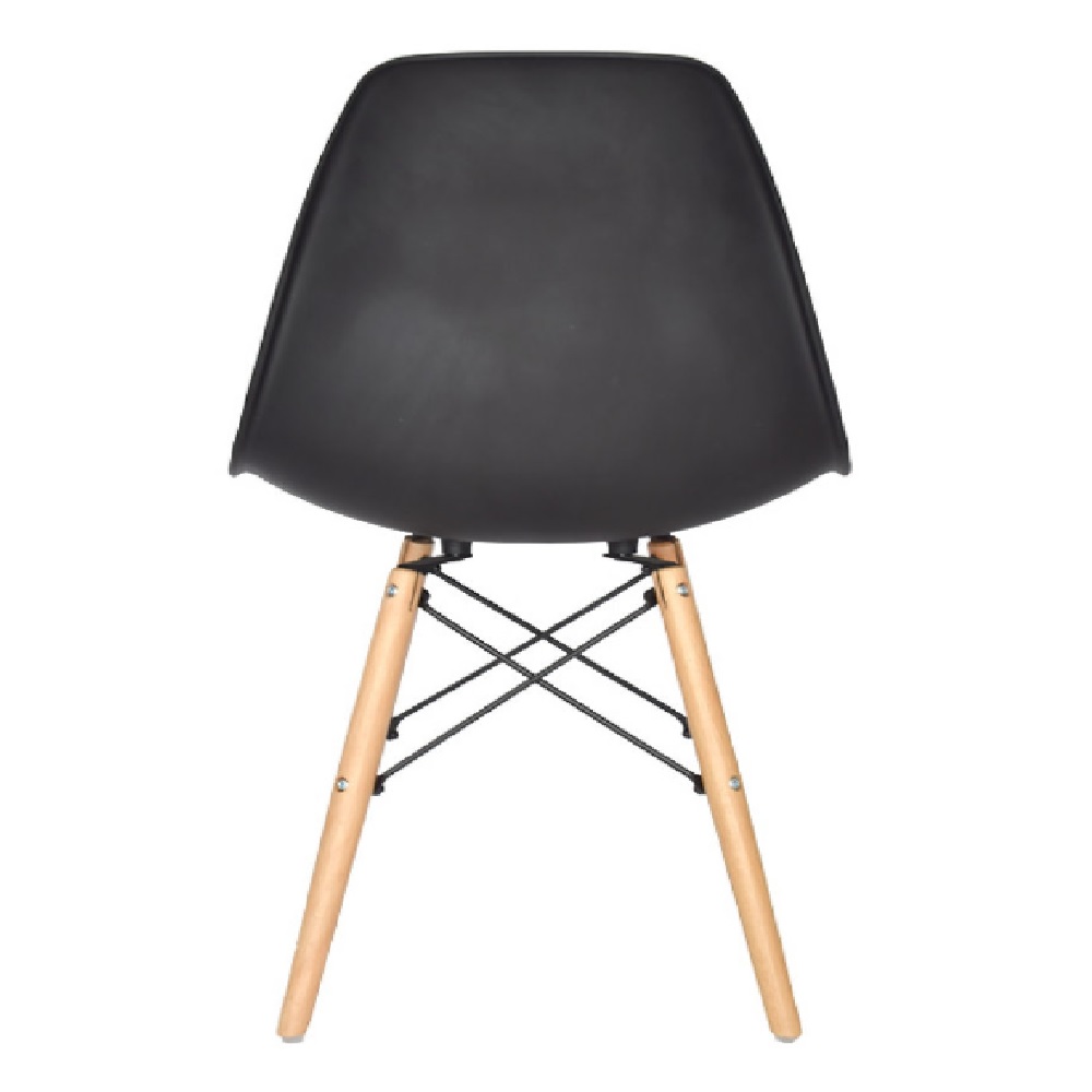 SET X 2 SILLAS DISEÑO EAMES BE NEGRO MÖBELART - 5