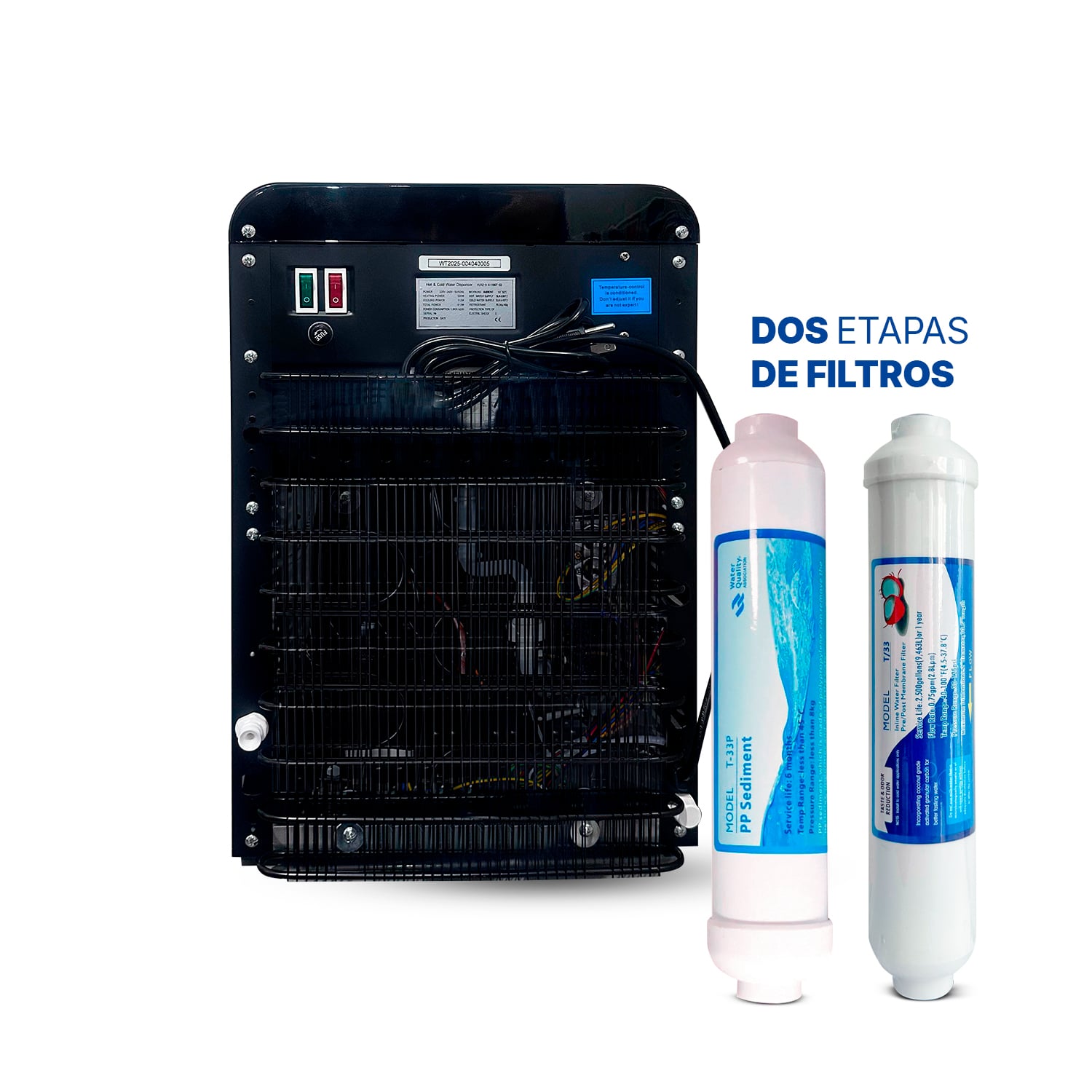 MINI DISPENSADOR DE AGUA ULTRA BLACK CON FILTROS - 2