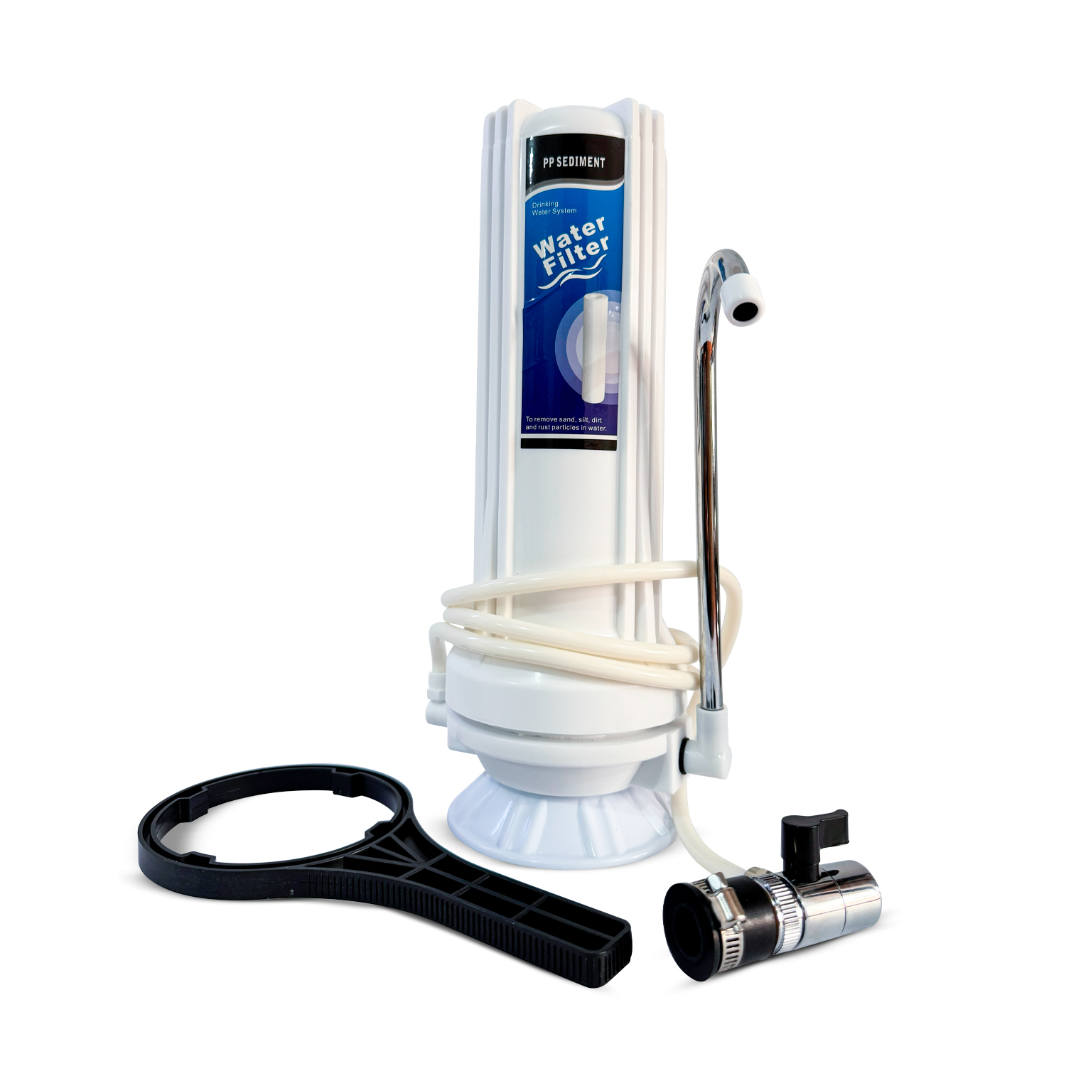 PURIFICADOR DE AGUA SIMPLE SOBRE LAVADERO - 1