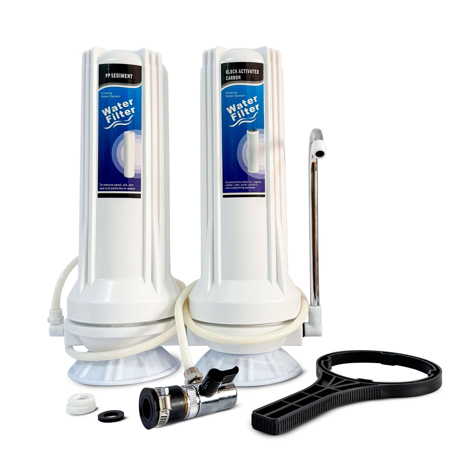 FILTRO PURIFICADOR DE AGUA SOBRE EL BAJO LAVADERO 2 ETAPAS - 1