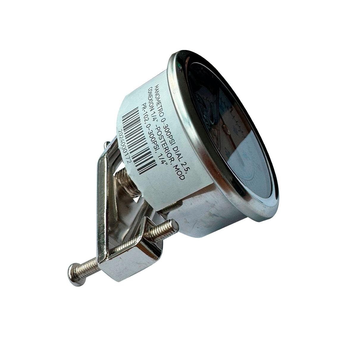 MANOMETRO 0-300PSI DIAL 2.5, CONEXION 1/4' -POSTERIOR, MOD PR-102, 0-300PSI, 1/4' - 2
