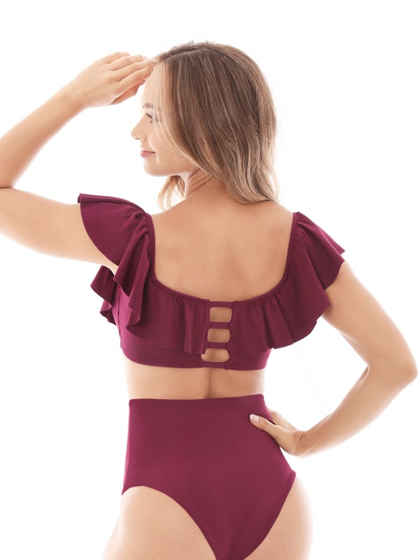 TOP BIKINI MUJER CHAMELA VINO 28145 RUMBERA - 2