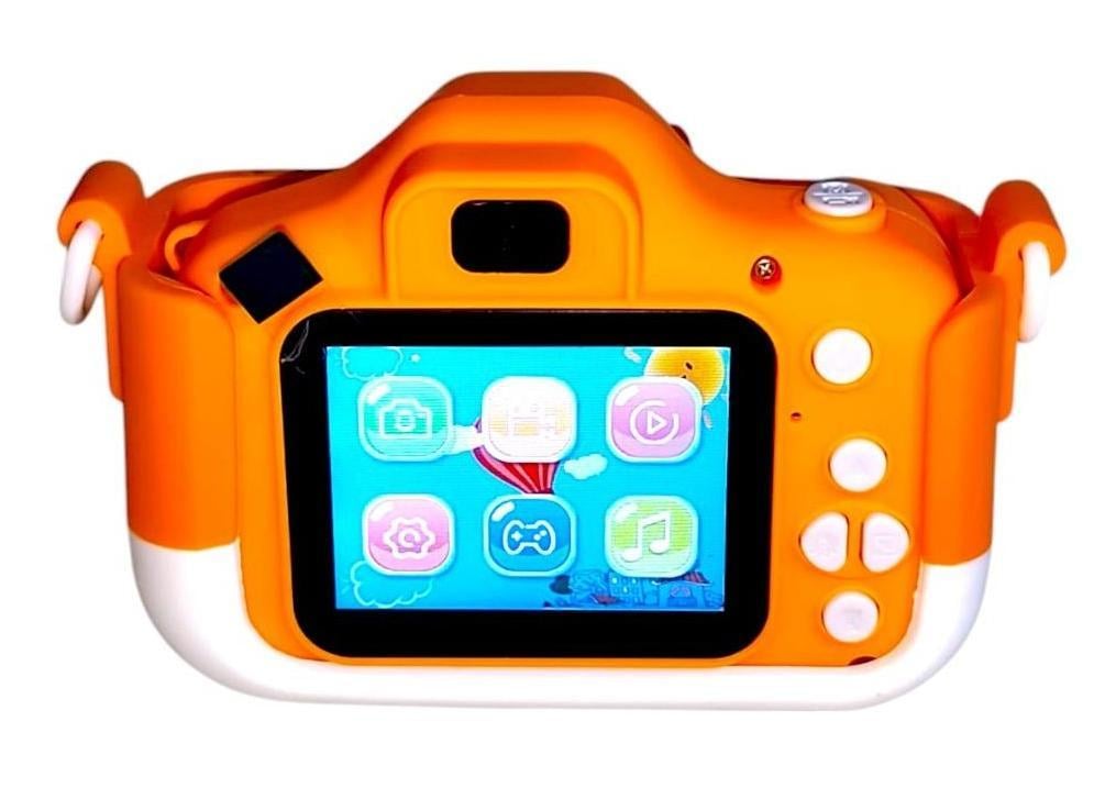 CÁMARA DISEÑO KAWAII COLOR NARANJA PARA NIÑAS - 4