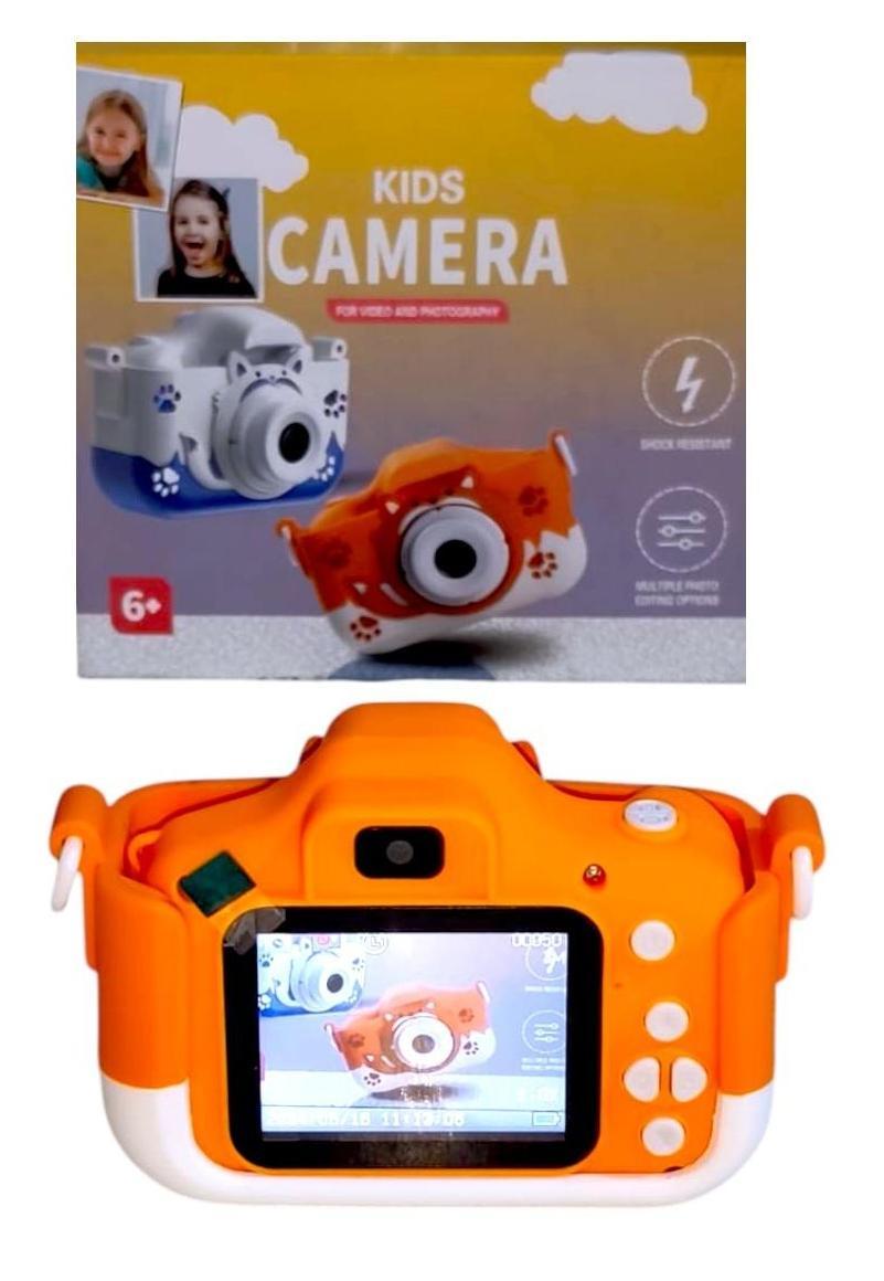 CÁMARA DISEÑO KAWAII COLOR NARANJA PARA NIÑAS - 5