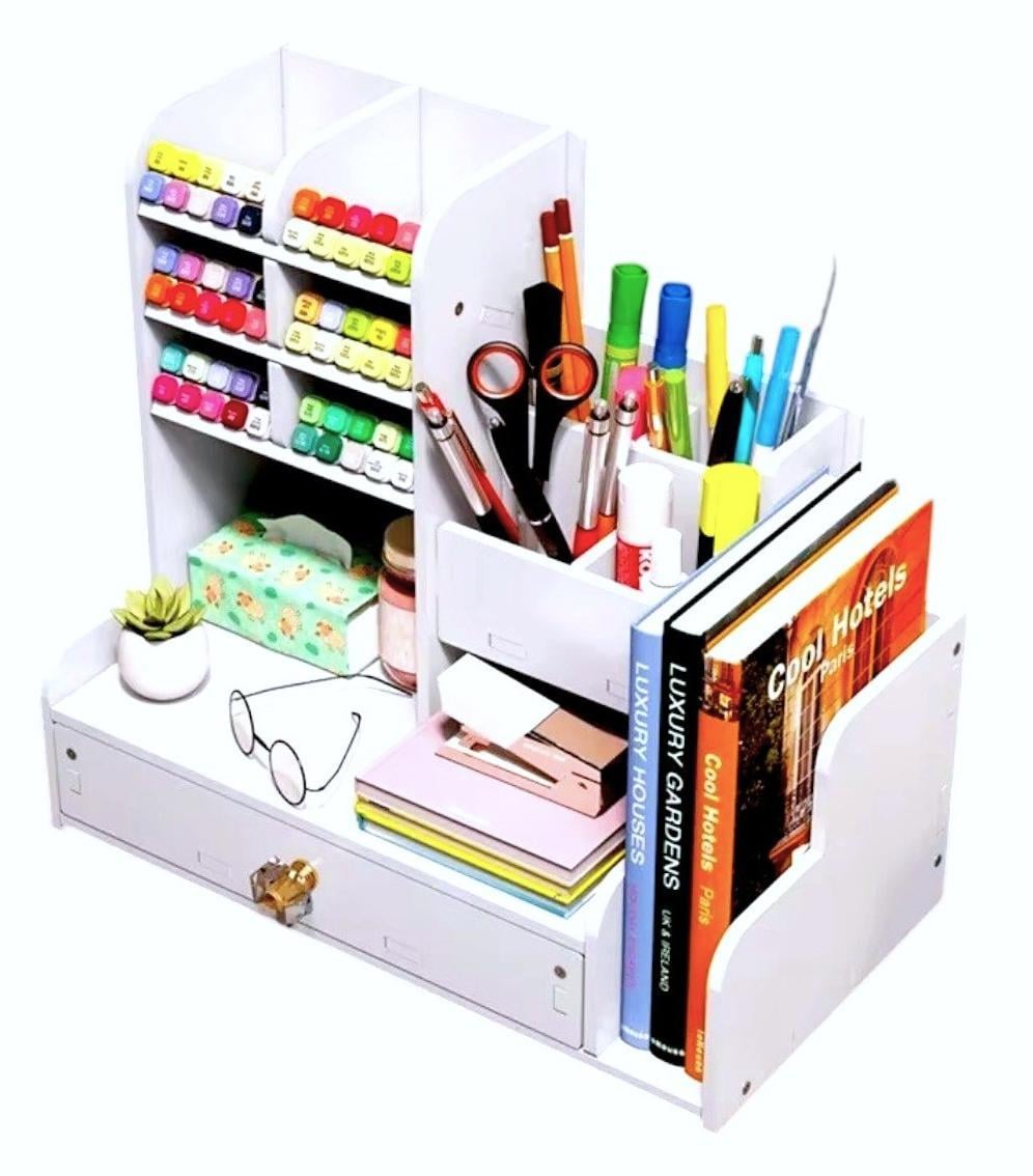 ORGANIZADOR DE ESCRITORIO Y OFICINA PORTA LAPICEROS - 1