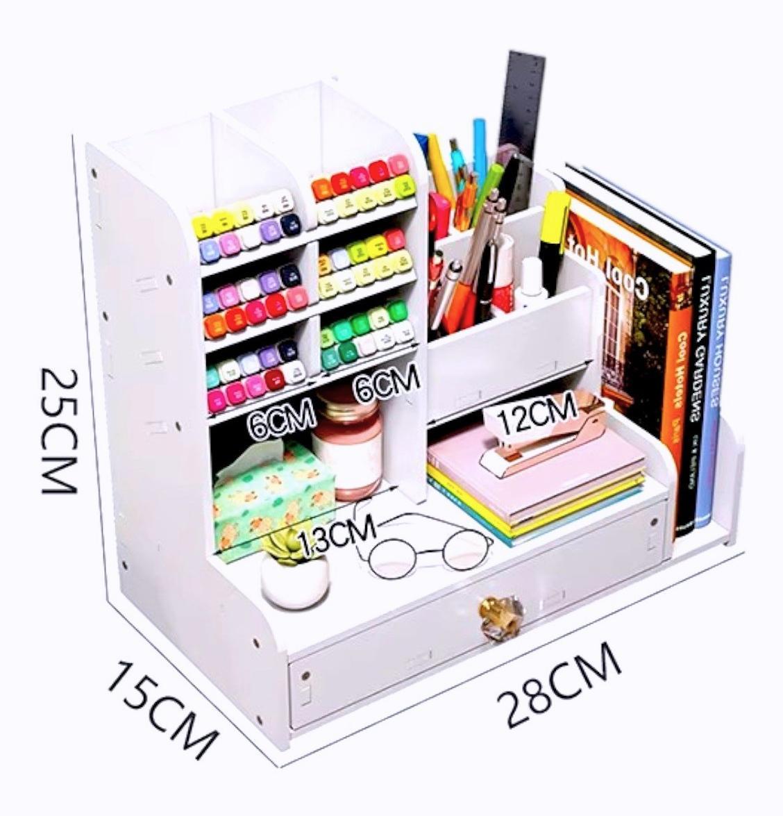 ORGANIZADOR DE ESCRITORIO Y OFICINA PORTA LAPICEROS - 7