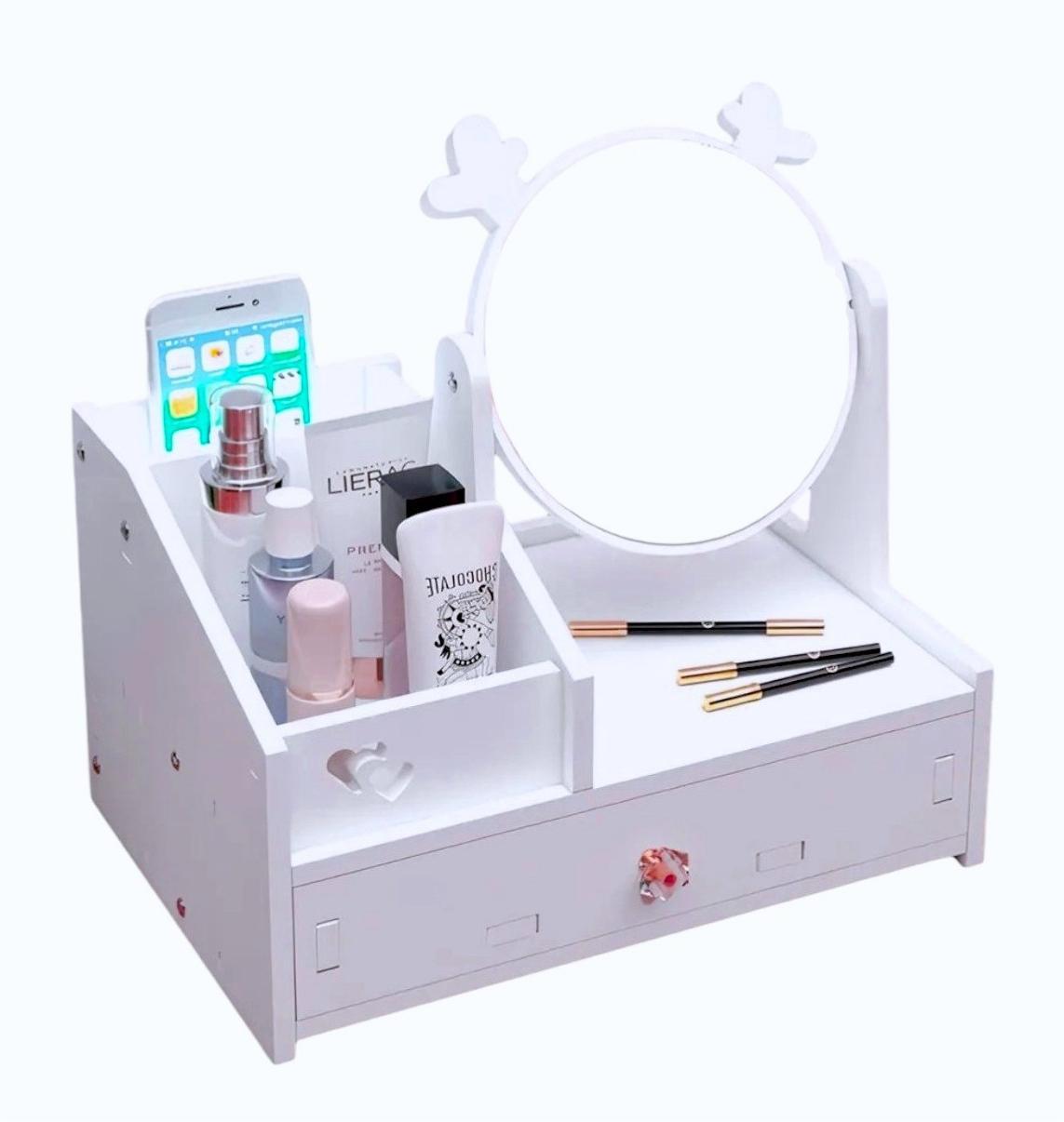 ORGANIZADOR DE MAQUILLAJE O MULTIUSOS CORAZÓN - RENO - 1