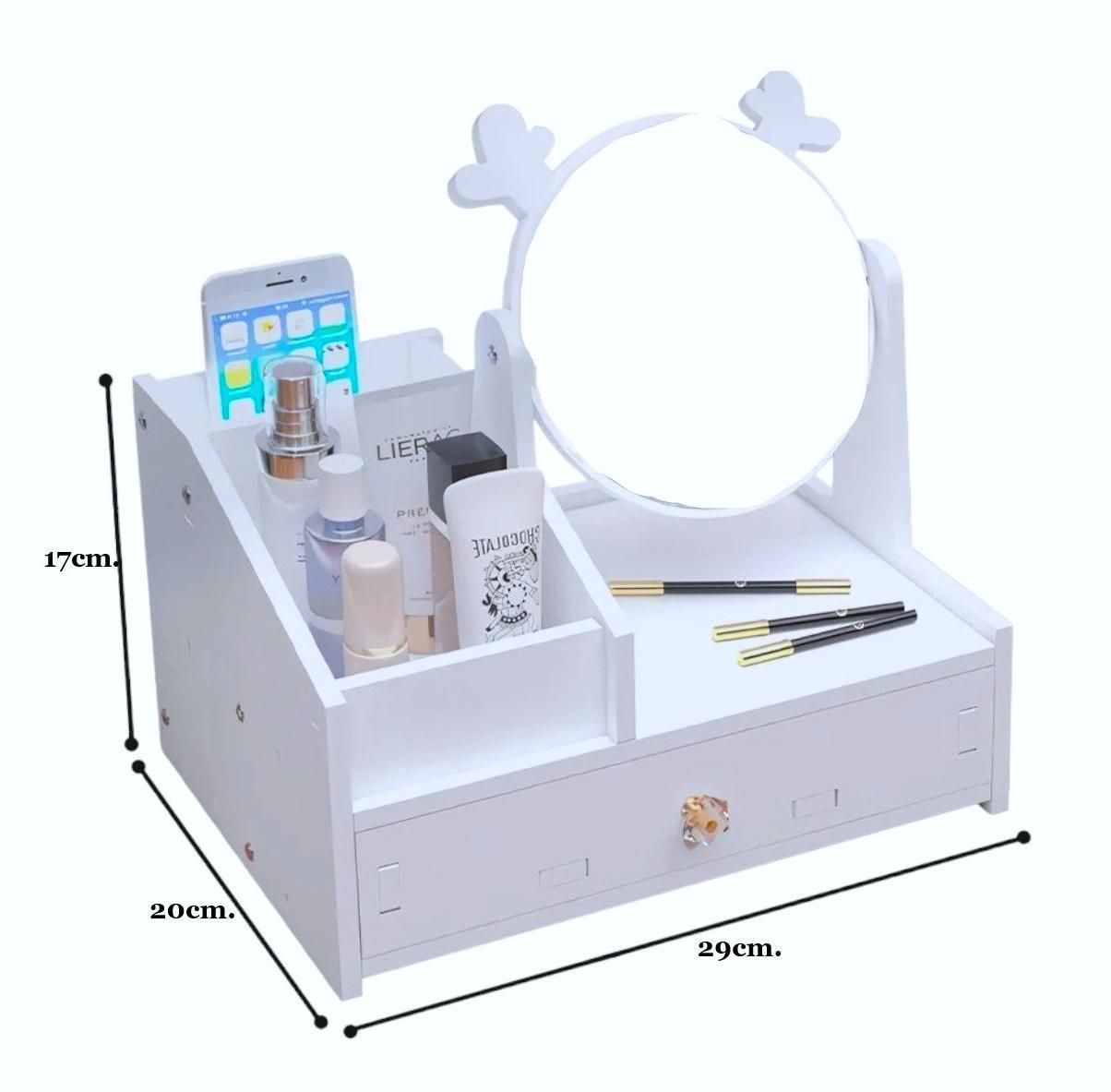 ORGANIZADOR DE MAQUILLAJE O MULTIUSOS CORAZÓN - RENO - 6