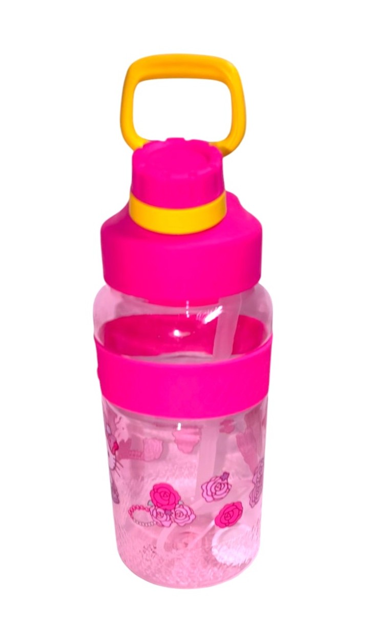 MOCHILA SCOOL OFICIO DISEÑO HELLO KITTY FUCSIA MAS TOMATODO. - 7