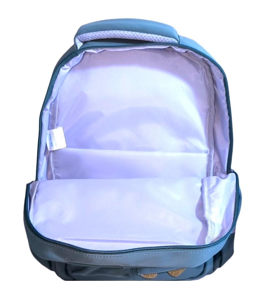 MOCHILA KAWAII PORTA LAPTOP DISEÑO OSITO MÁS BOTELLA TOMATODO - 5