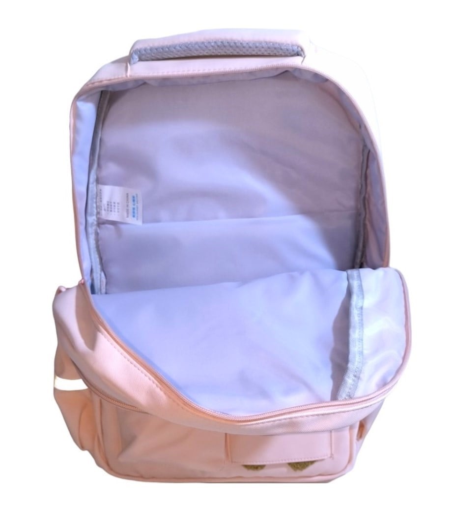 MOCHILA KAWAII PORTA LAPTOP DISEÑO OSITO MÁS BOTELLA TOMATODO - 5