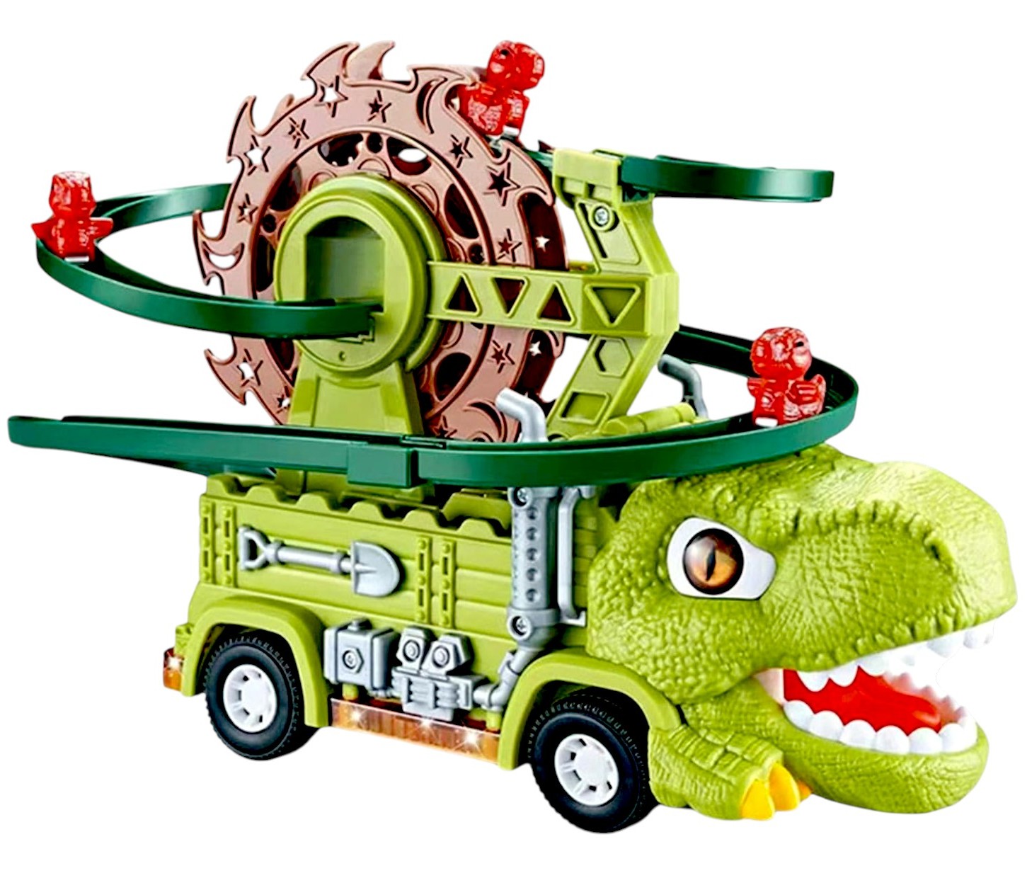 CARRITO DINO CON PISTA, LUCES Y SONIDO - 5