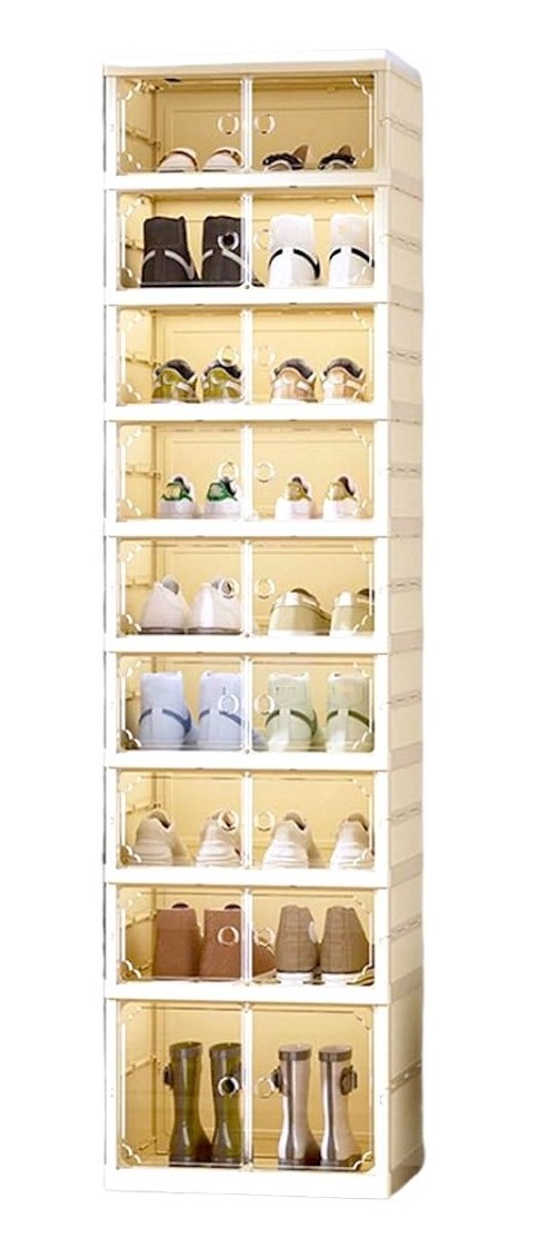ZAPATERA PLEGABLE 9 PISOS DOBLE COMPARTIMENTO. - 6