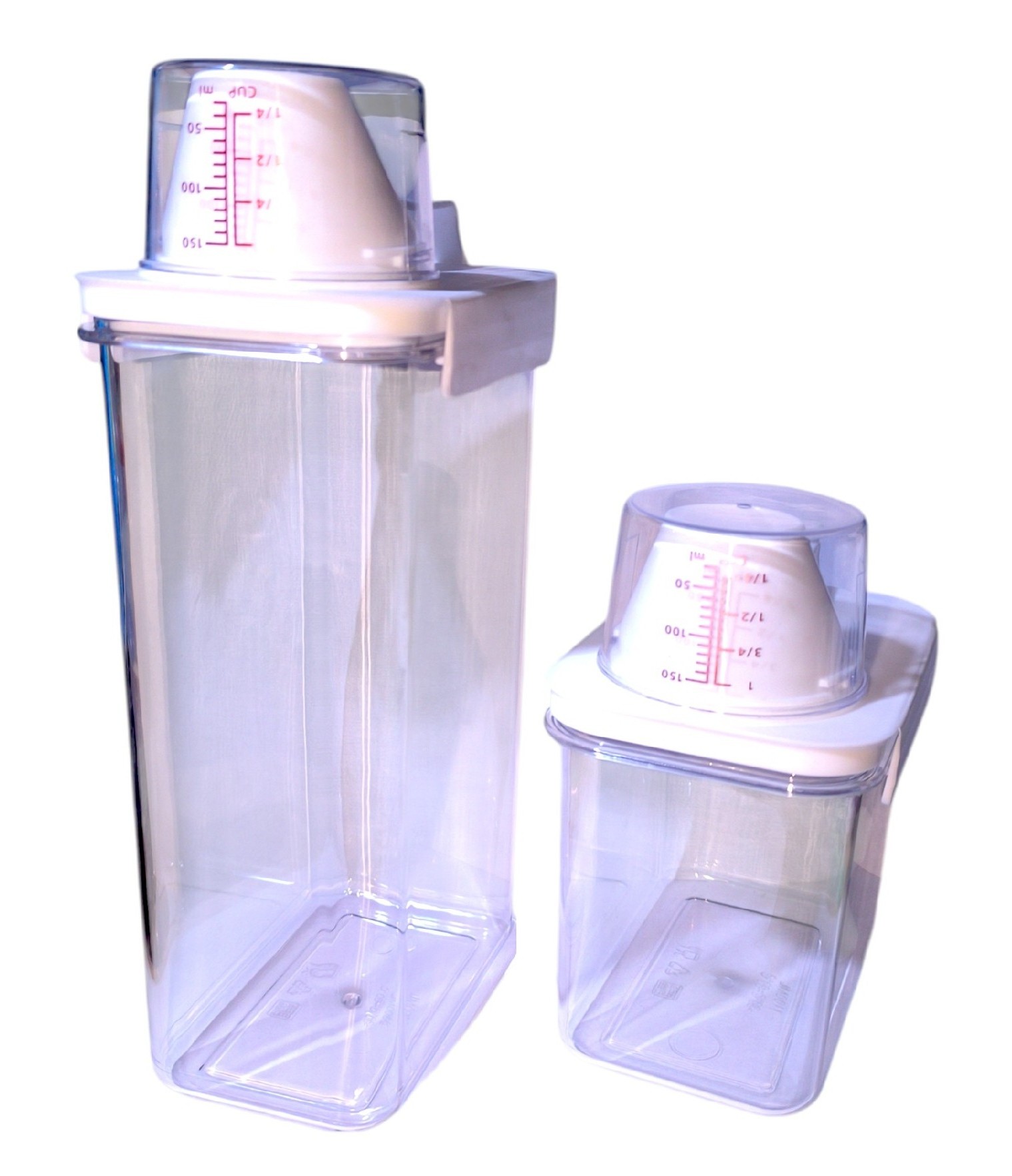 FRASCOS CONTENEDORES O DISPENSADORES DE ARROZ MENESTRAS O CEREALES 2300ML. Y 1100ML. - 3