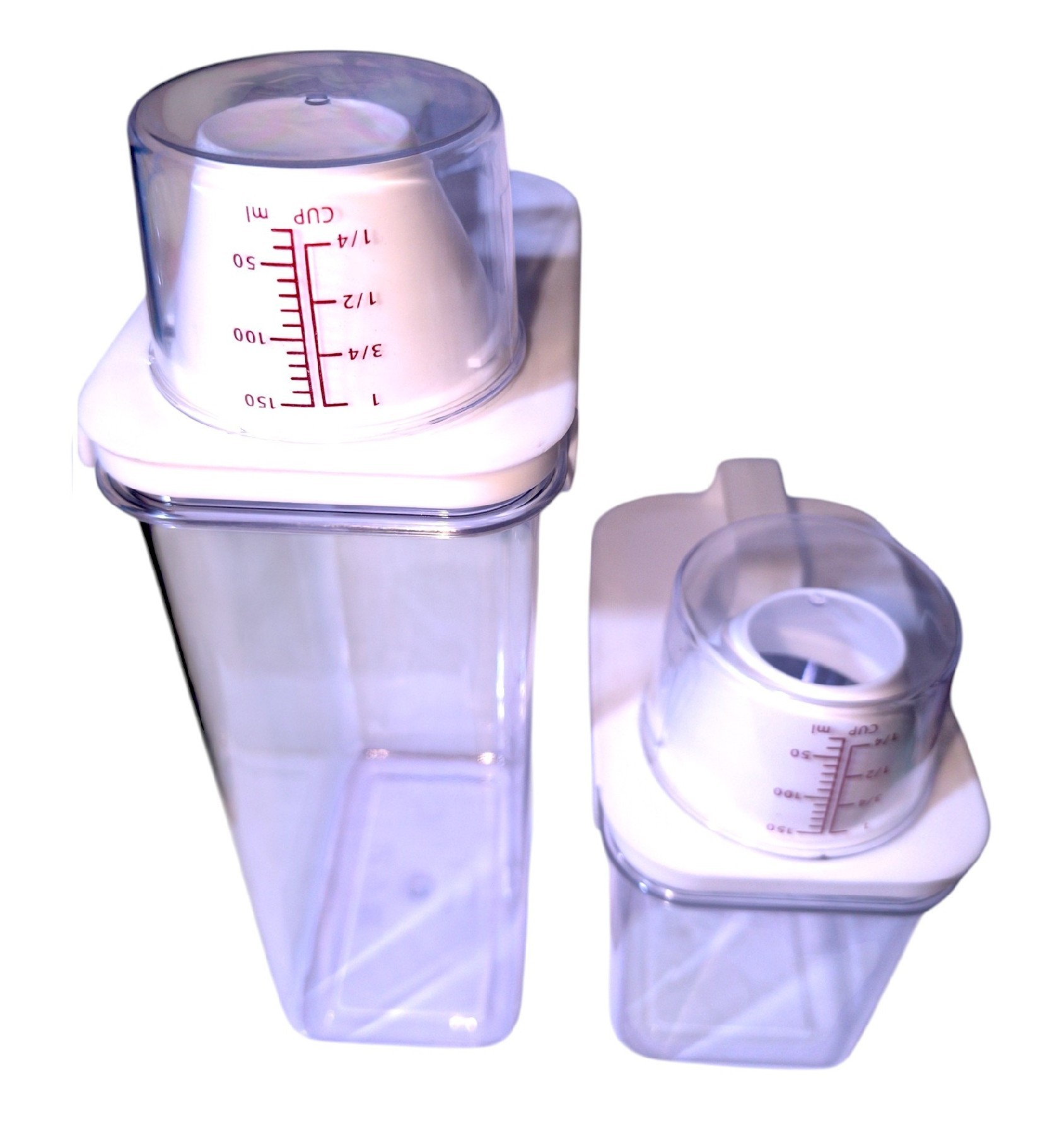 FRASCOS CONTENEDORES O DISPENSADORES DE ARROZ MENESTRAS O CEREALES 2300ML. Y 1100ML. - 4