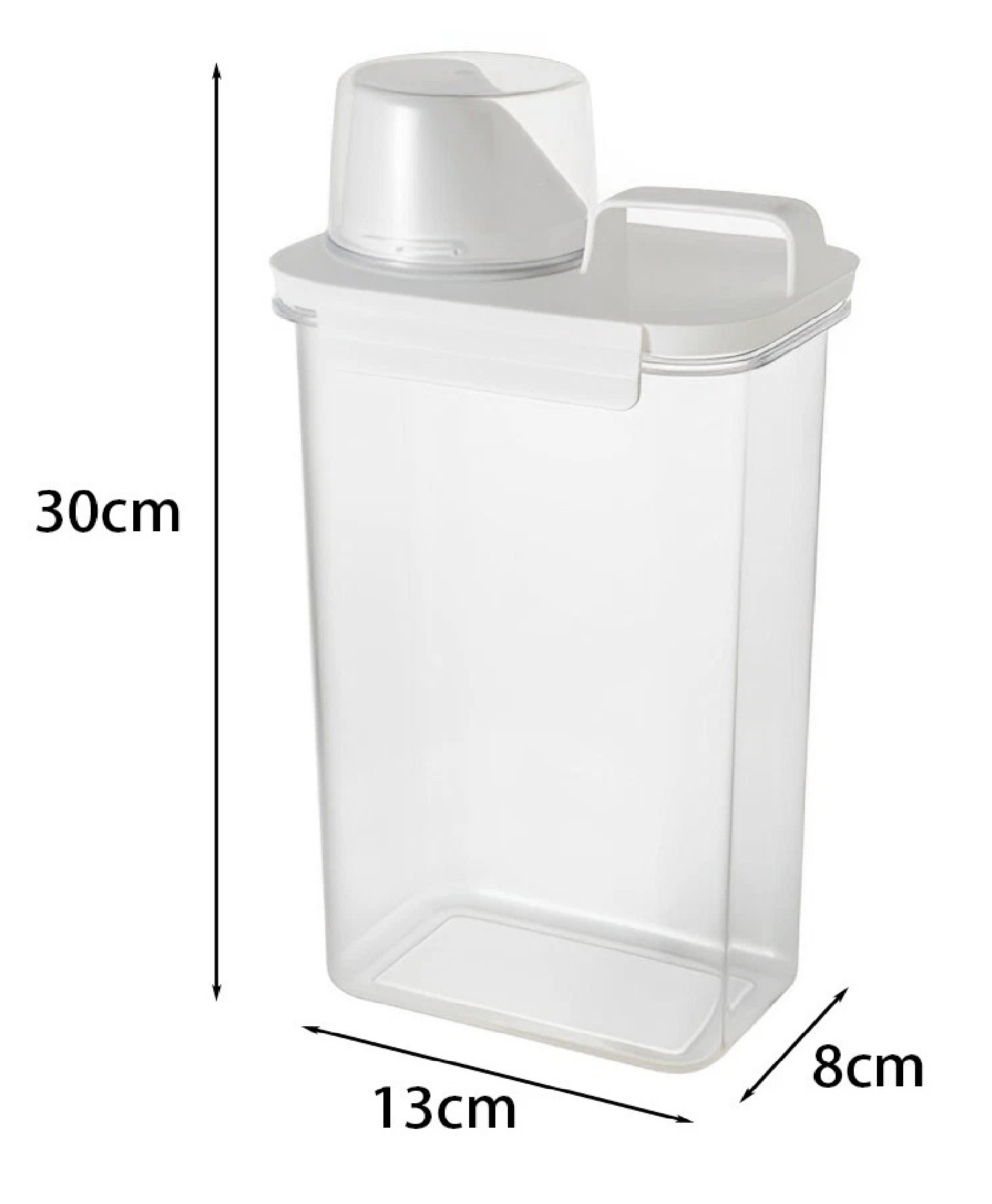 FRASCO CONTENEDOR O DISPENSADOR DE ARROZ MENESTRAS O CEREALES 2300ML. - 9