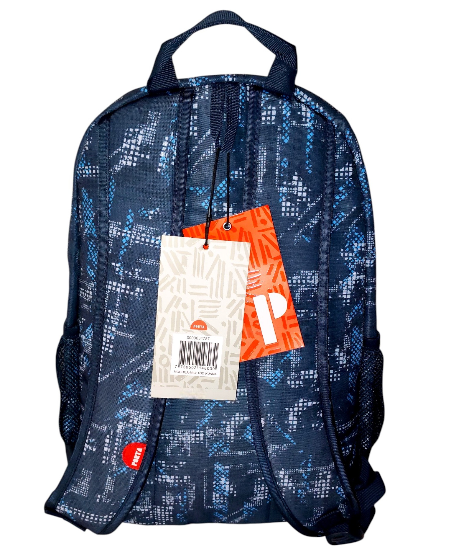 MOCHILA MODELO MILETO COLOR NEGRO - PORTA - 5