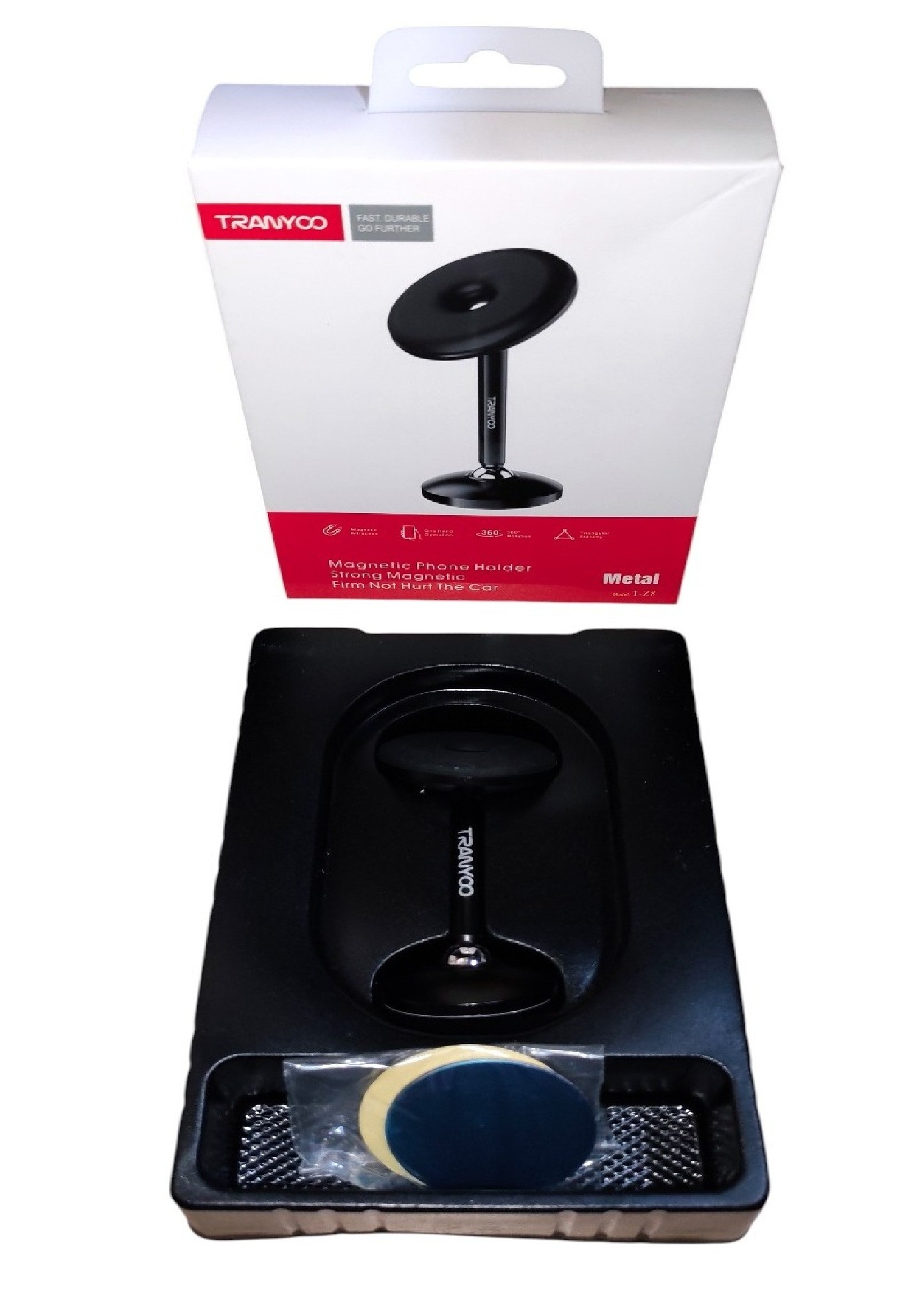 SOPORTE MAGNÉTICO 360° TRANYOO T-Z8 PARA CELULAR - 4