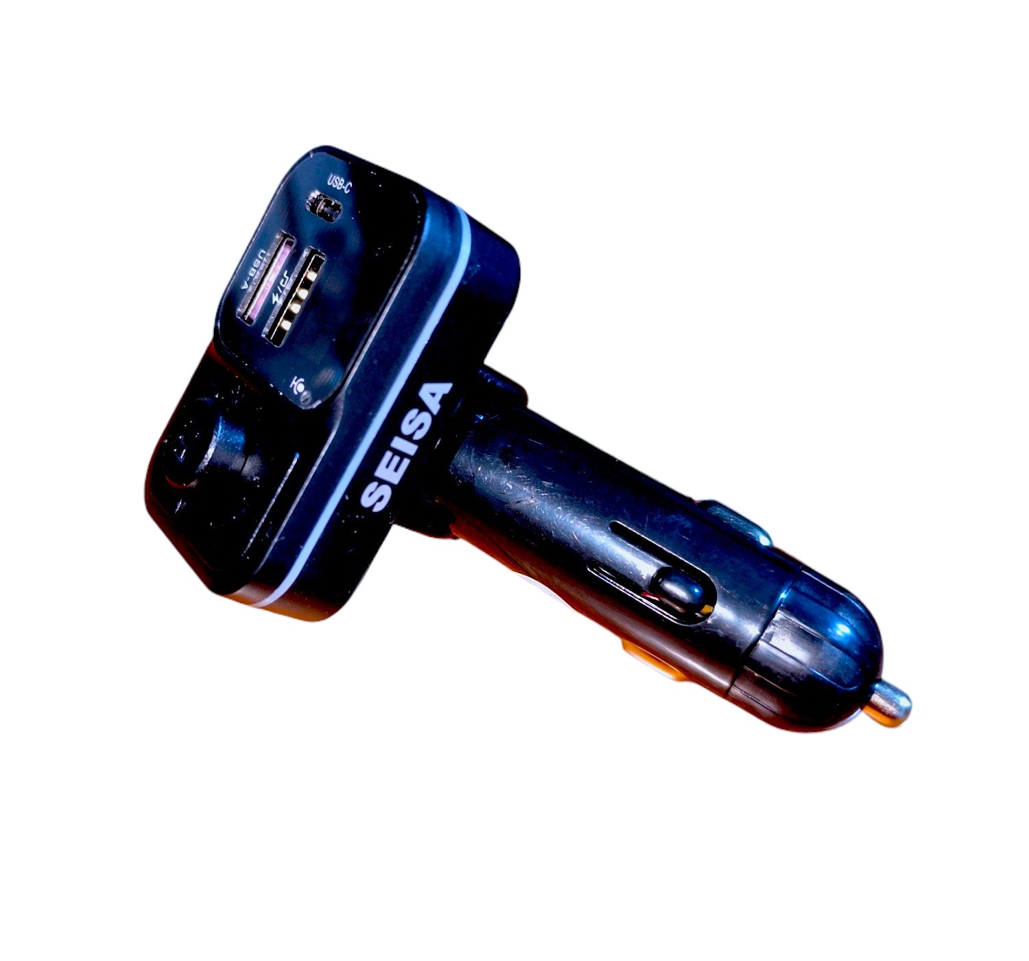 CARGADOR USB PARA AUTO - TRANSMISOR FM SEISA MODELO QM-K9015 - 3