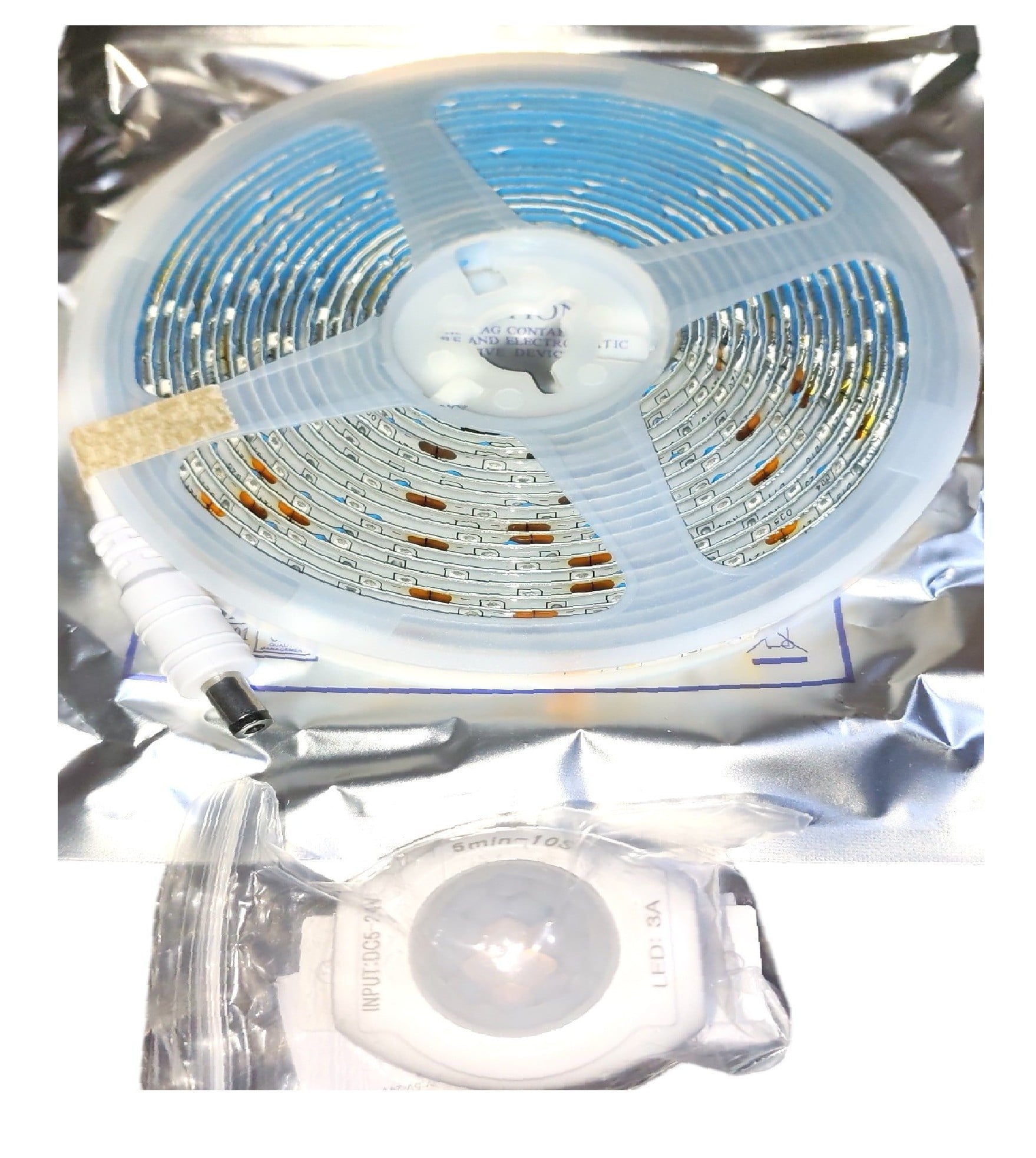 CINTA LED BLANCA 5M CON SENSOR MODELO: GY5M-12V - 3