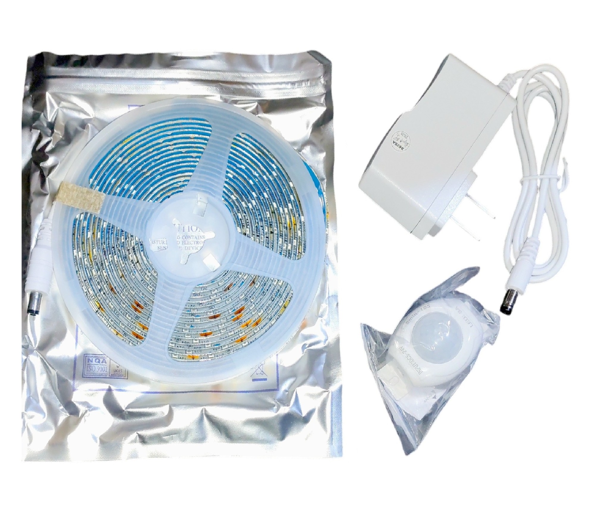 CINTA LED BLANCA 5M CON SENSOR MODELO: GY5M-12V - 4