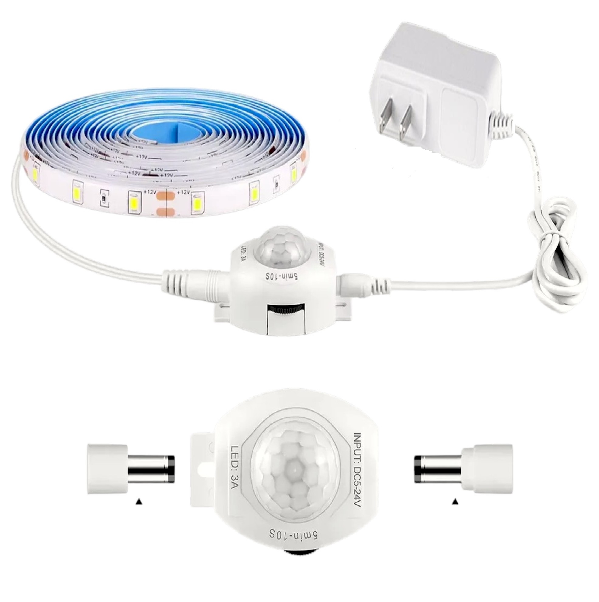 CINTA LED BLANCA 5M CON SENSOR MODELO: GY5M-12V - 7