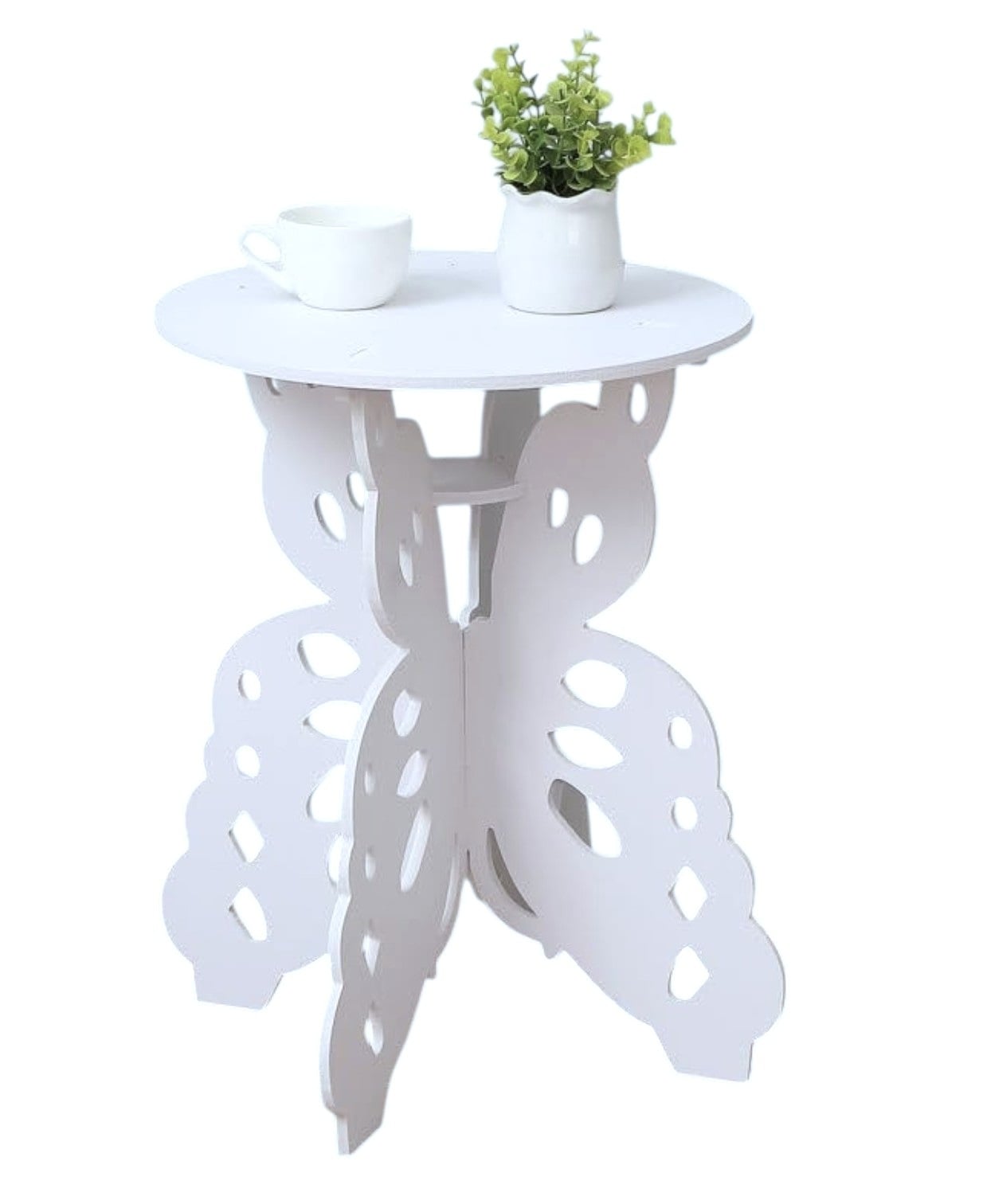 MESITA ORGANIZADORA ARMABLE MULTIUSOS MODELO MARIPOSA - 1