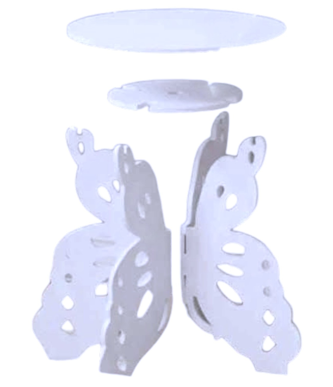 MESITA ORGANIZADORA ARMABLE MULTIUSOS MODELO MARIPOSA - 5