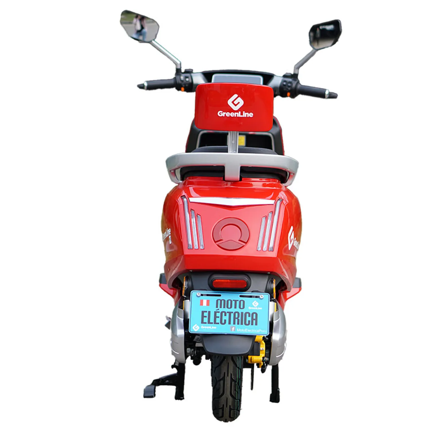 MOTO ELÉCTRICA GREENLINE MODELO Y5 ROJO - 3