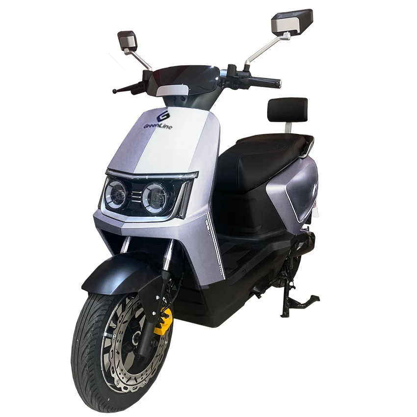 MOTO ELÉCTRICA GREENLINE MODELO X6 PRO PLATEADO - 1