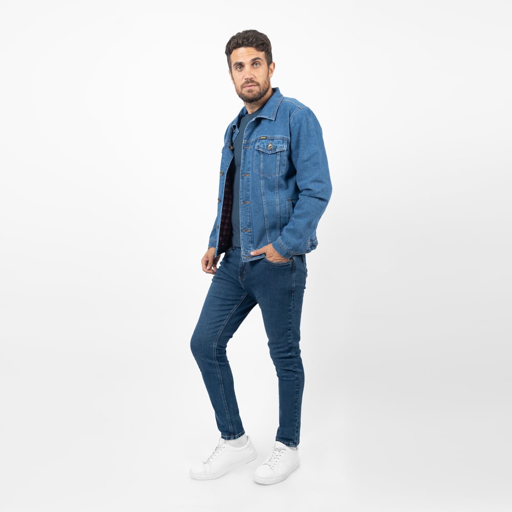 CASACA TEJANA III DENIM RIGIDO - 4