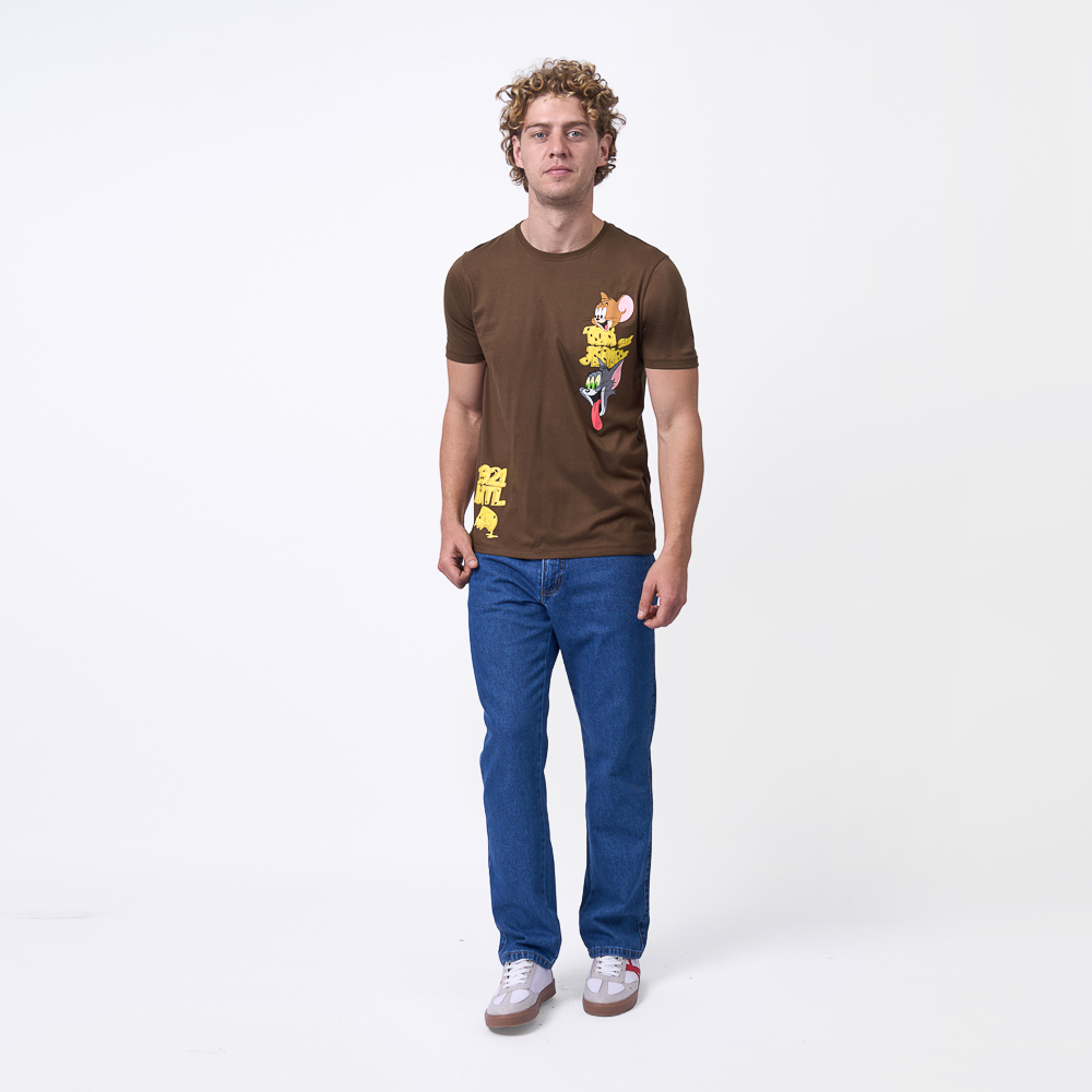 POLO MANGA CORTA HOMBRE 1921 CHOCOLATE JERSEY GI24/TOM-J W.B - 4