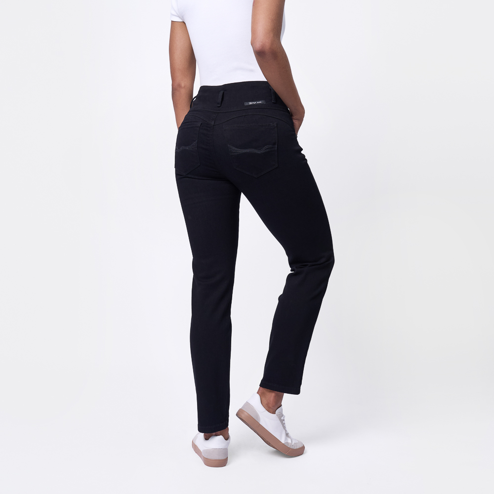 JEAN MUJER BRONCO NEGRO NICOL-I DENIM STRECH - 3