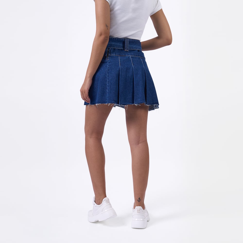 FALDA MUJER MACHINE AZUL DI24/DALYA DENIM RIGIDO - 2